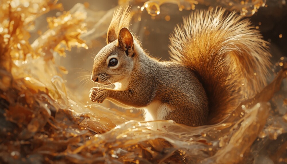 Lucid Origin_image_that_evokes_the_energy_of_the_squirrel_animal_totem_gathering_preparing_re 1